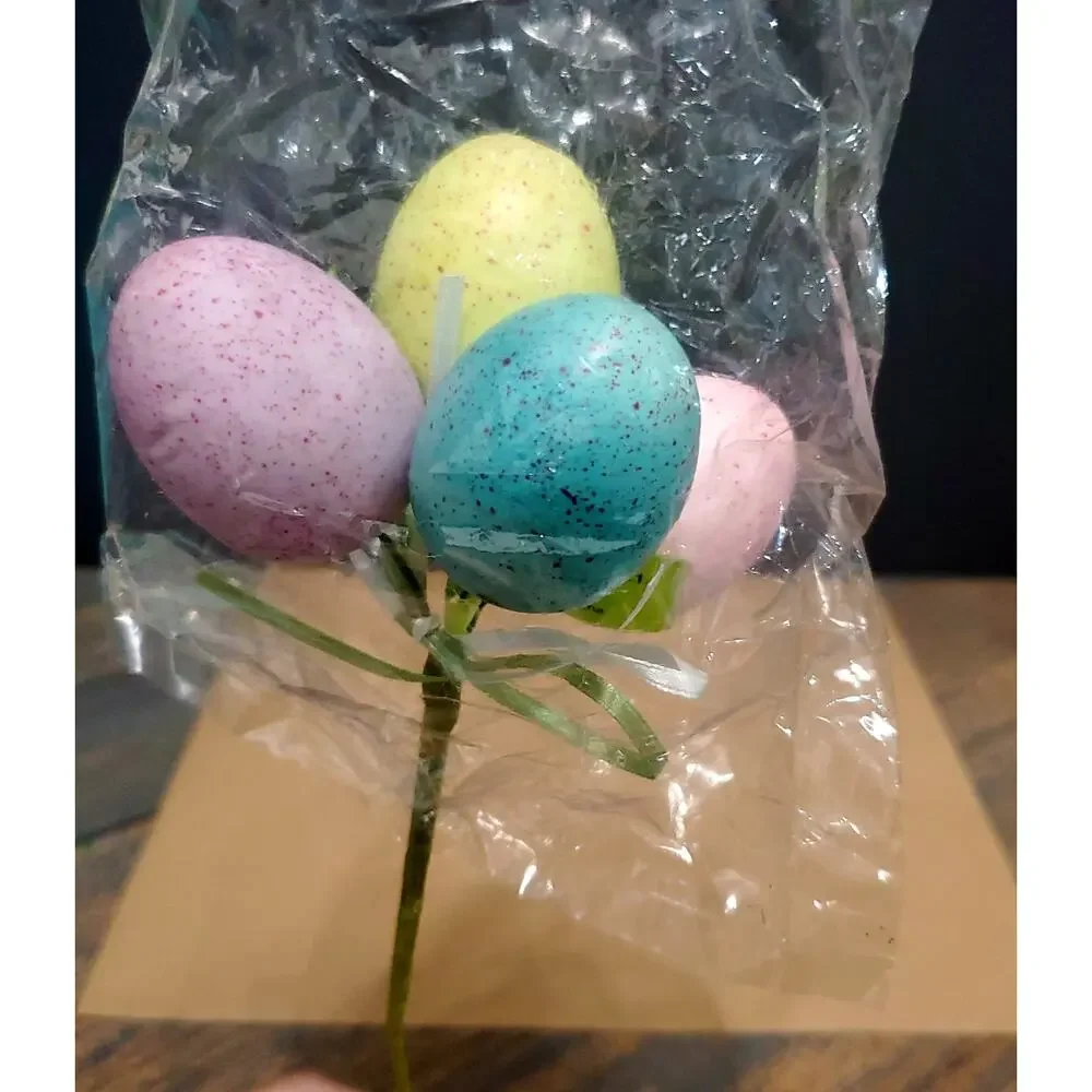 Easter crafts, wreath supplies rabbits, eggs, carrots, butts, flower picks butts